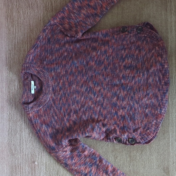 Madewell S Space-Dyed Birchmont Side-Button Pullover Sweater - Picture 3 of 9